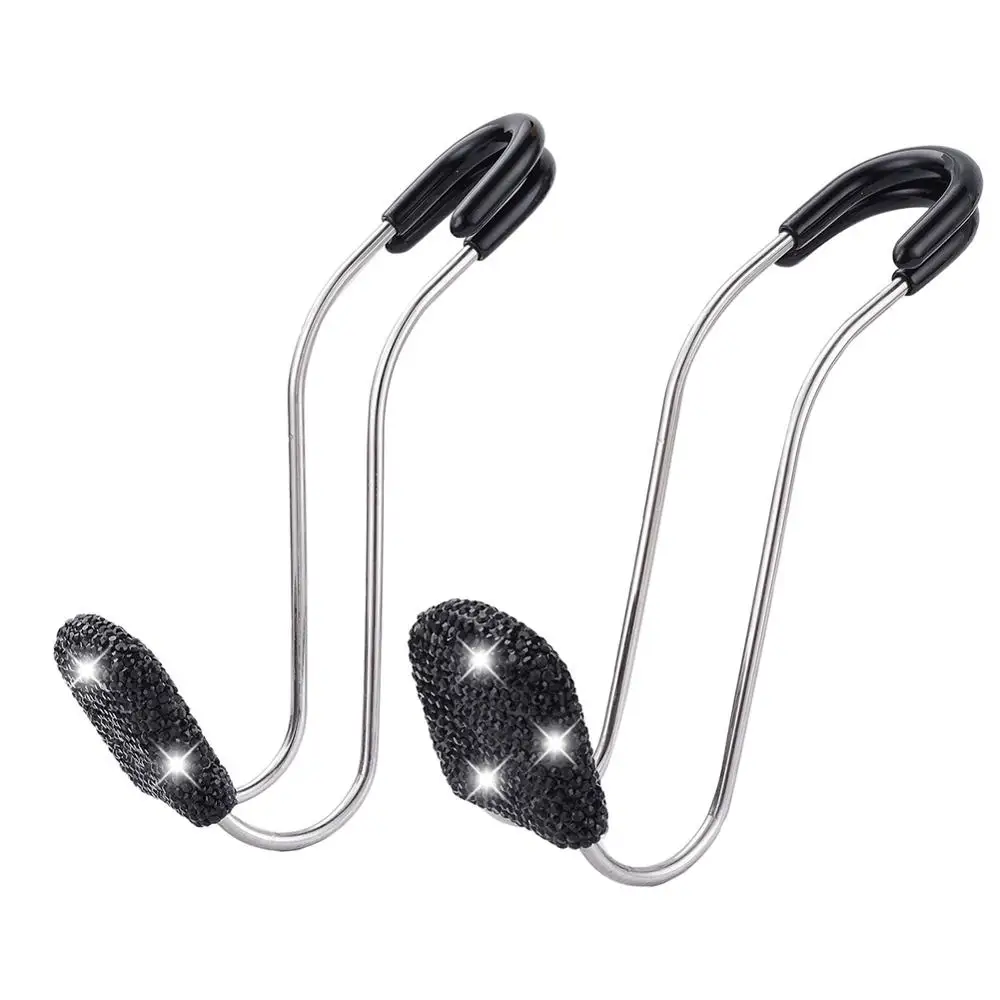 

Styling Car Headrest Hooks Auto Backseat Metal Hanger Holder Organizer Automobile Seat Hanger 2 Pieces
