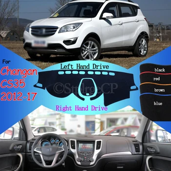 

Carpet Dashboard Cover Pad Protective Pad Dashmat Avoid Light Pad for Changan CS35 2012 2013 2014 2015 2016 2017 Anti-Slip