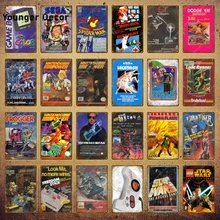 Кино, комикс, видео игра, Yoys Poster Play Gaming, металлические знаки, геймерская наклейка на стену для паба, бара, клуба, домашний декор, мультяшная доска, YI-162