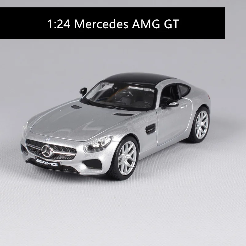 Maisto 1:24 Mercedes-Benz AMG сплав гоночный автомобиль-трансформер модель автомобиля Моделирование Украшение автомобиля коллекция Подарочная игрушка - Цвет: AMG-GT