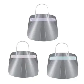 

1 Pcs Kitchen Oil-proof Splash-proof Mask Multifunctional Transparent Dustproof Breathable Protective Face Mask For Home Travel