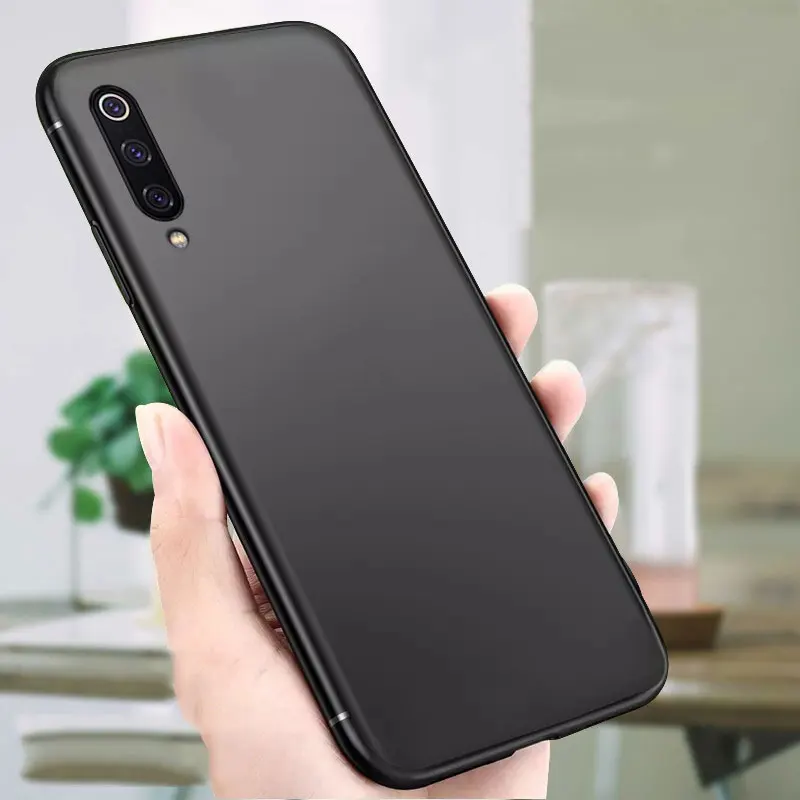 Hacrin Phone Case for Xiaomi mi 9 lite Anti-Fingerprint Bumper Cover Slim Frosted Matte pro Capa |