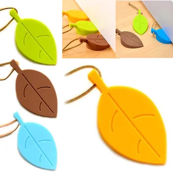 

Creative Leaves Silicone Door Block Children Anti-Folder Hand Security Door Card Three-Dimensional Hanging Door Stop