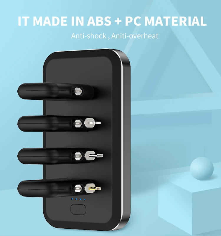 YKZ 12800mAh Power Bank Magnetic Powerbank Mini Portable External Battery TypeC Magnet Charger Capsule Poverbank