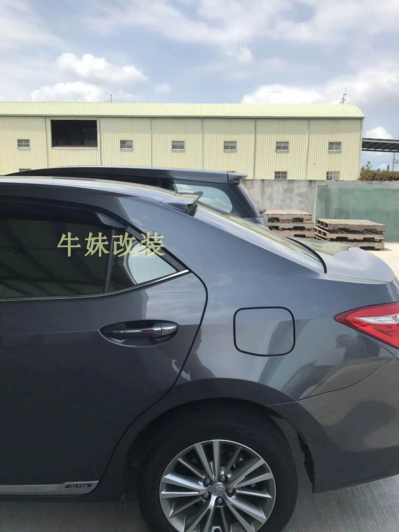 Corolla, спойлер на крышу, Солнцезащитный щит для Toyota Corolla, спойлер с легким высококачественным ПММА материалом, заднее крыло