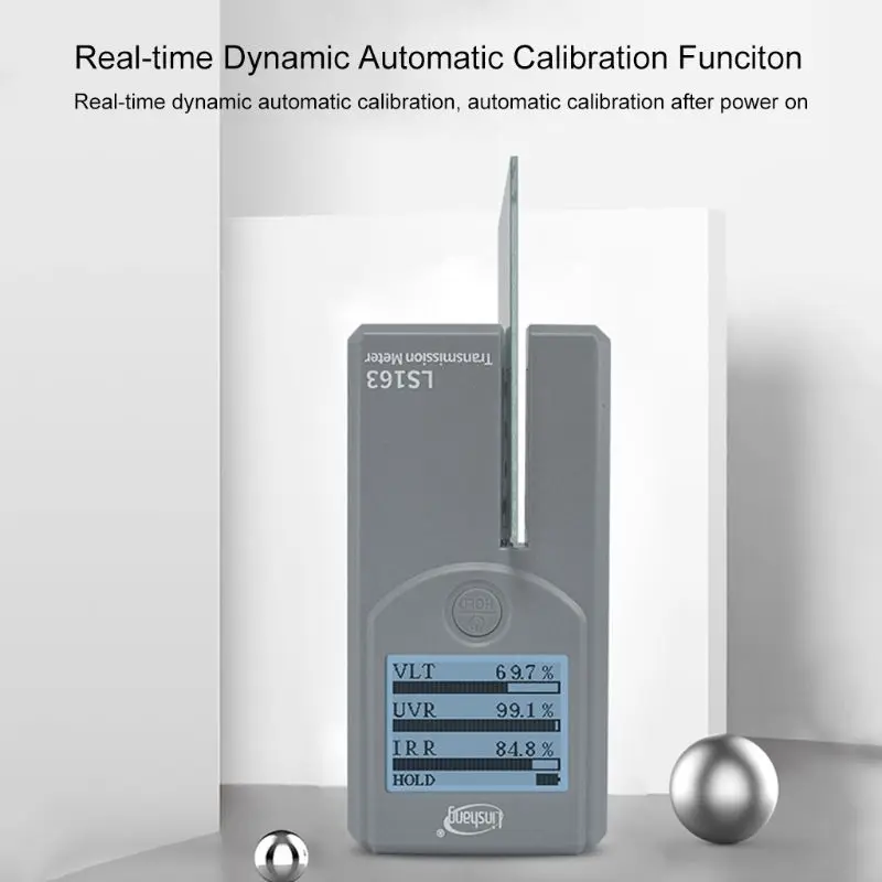 

LS163 Transmission Meter Solar Film Window Tint UV IR Rejection Rate VLT Tester