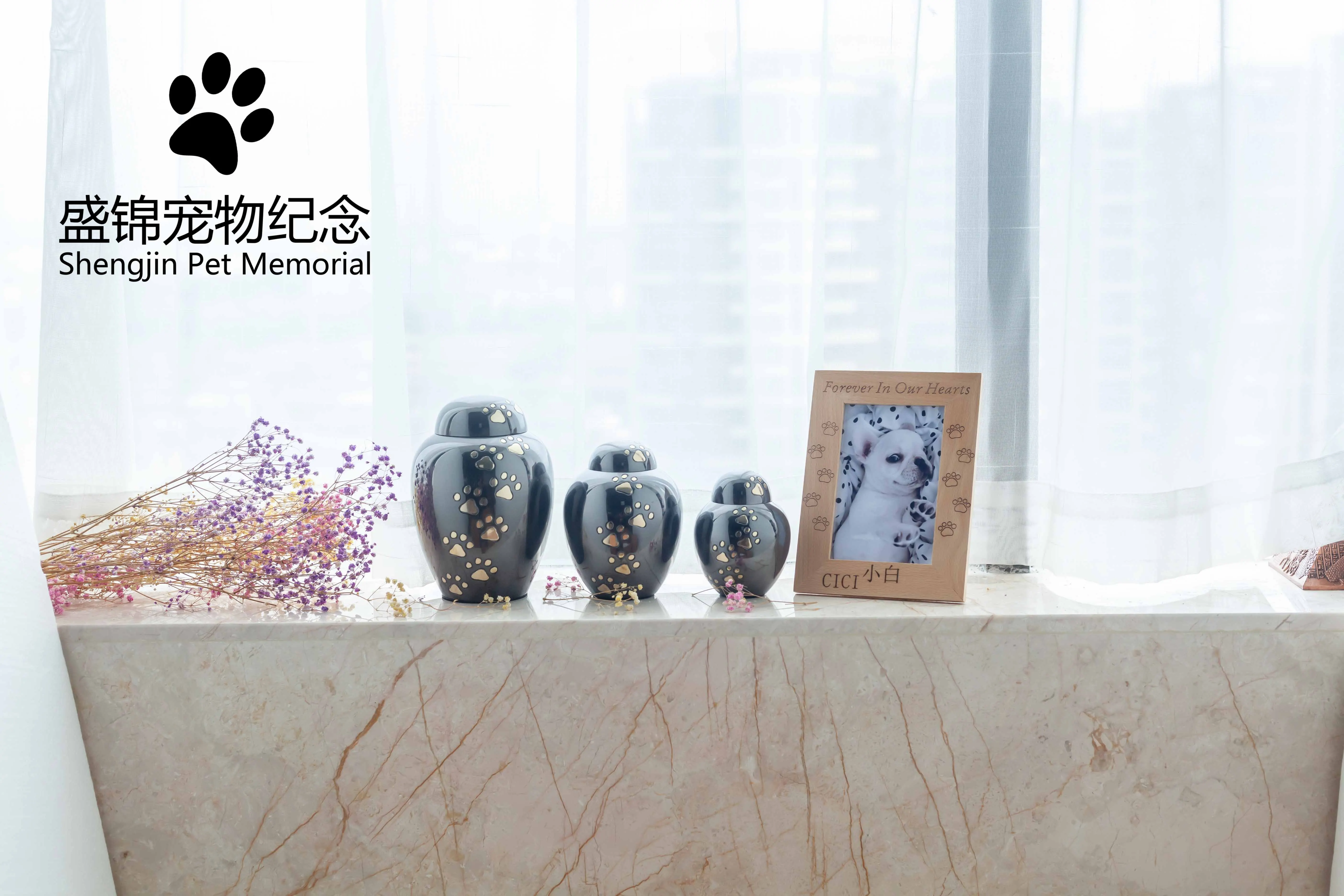 Мемориальная мембранная урна из нержавеющей стали для питомца пепел для собаки, кошки, зола, короб для кремации