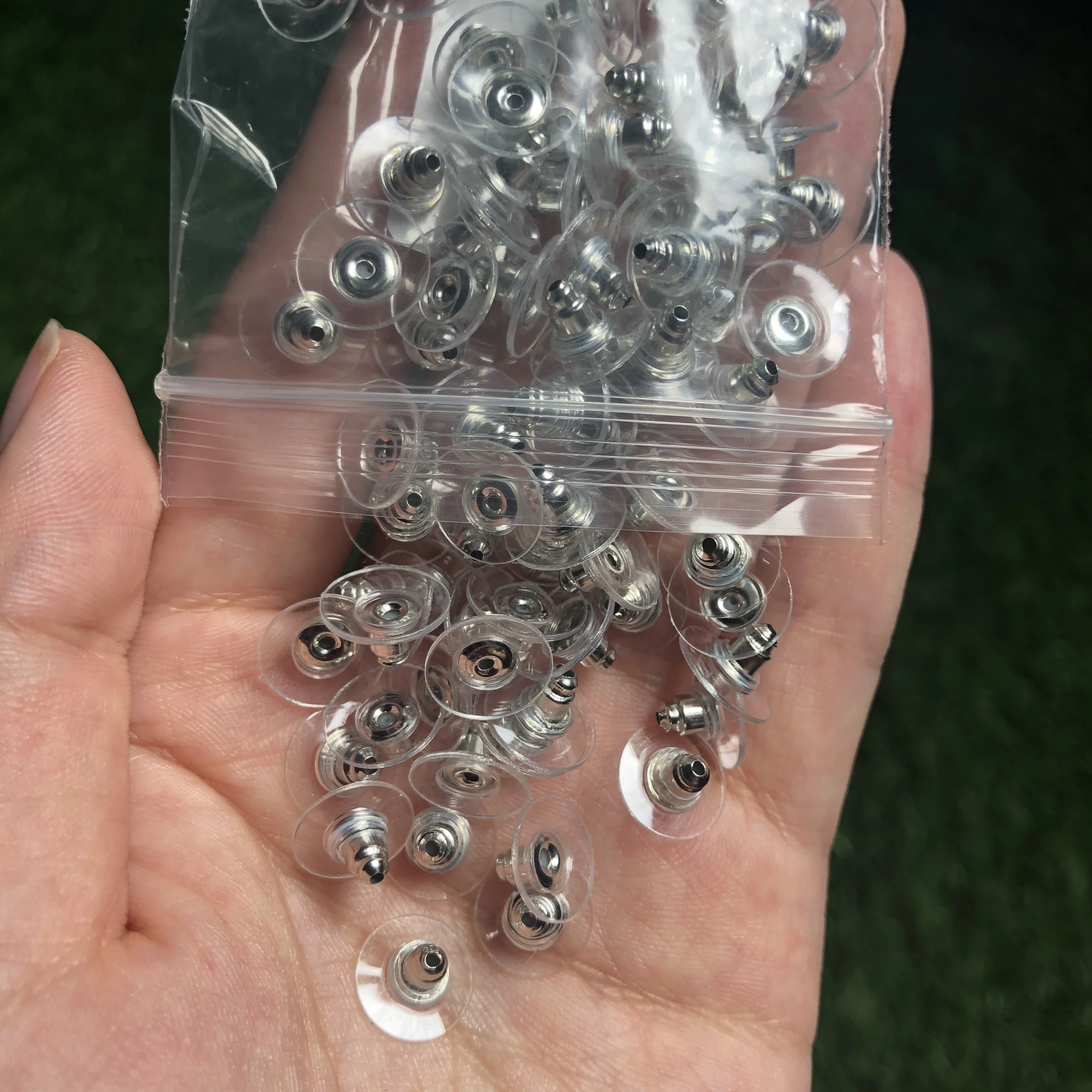 Rubber Ear Backs Stopper Earnuts Stud Earring Back Supplies for DIY Jewelry Findings Making Accessories 100-200pcs/Lot earring stoppers