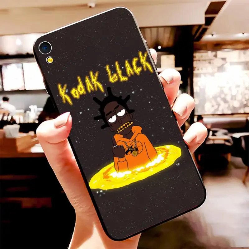 CUTEWANAN Kodak Black Rapper TPU black Phone Case Cover Hull For Vivo Y91c Y17 Y51 Y67 Y55 Y93 Y81S Y19 Y7S Case