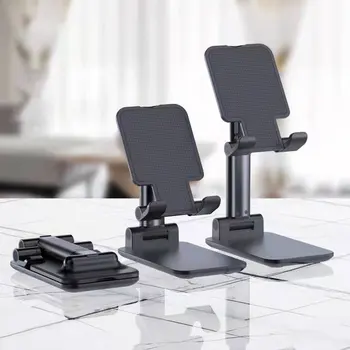 

Mini Adjustable Foldable Cell Phone Tablet Desk Stand Holder Smartphone Mobile Mobile Phone Bracket Home Organizer Rack