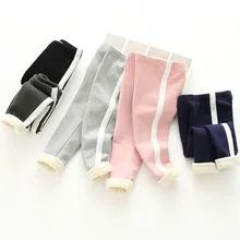 Детские леггинсы на лямках 18 зимний стиль супер мягкие универсальные детские брюки Новые товары детская одежда 102002