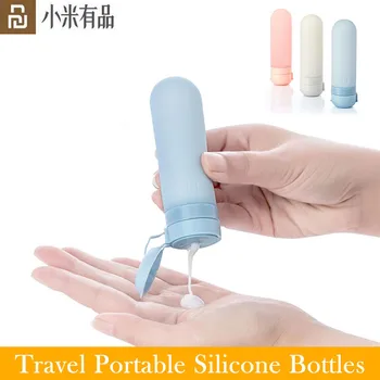 

Youpin 3Pcs/Set 50ML Outdoor Travel Portable Silicone Bottles Cosmetic Shampoo Shower Gel Squeeze Kits BPA Free