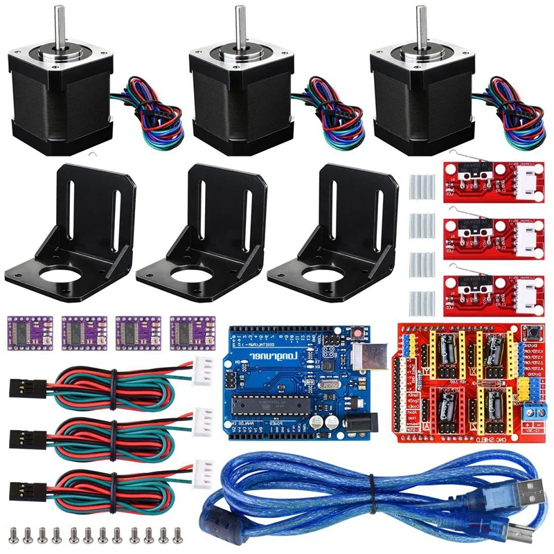 Набор контроллеров для 3D-принтера с ЧПУ Arduino IDE GRBL плата RAMPS 1 4 Механический
