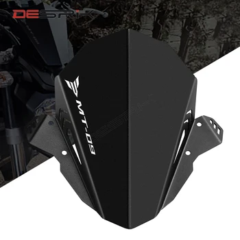 

DESRIK Motorcycle CNC Aluminum Kit Deflector Windshield Windscreen Fits For YAMAHA MT-09 MT 09 2017-2020 MT09 FZ09 FZ-09 FZ 09