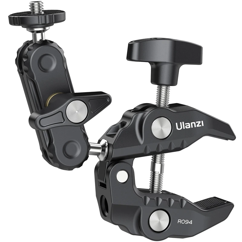 Ulanzi metal super braçadeira com duplo ballhead