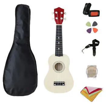

Musical Instruments Guitar Beginner School Starter 21 Inch All in One New Year Gift Practice Portable HOME Ukulele Fashion
