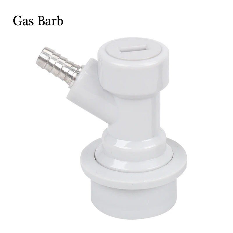 Premium Ball Lock Keg Connector Dispenser – Liquid/Gas Homebrew Tool with 1/4'' Swivel Nut