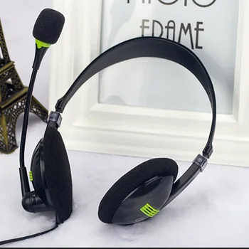 

Comfortable USB Headphones With Mnidirectional Microphone Noise Reduction Online Teaching Class Gaming Headset