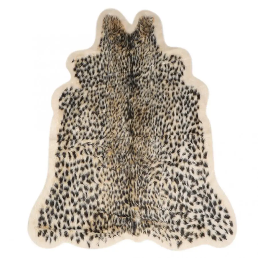 100x94 см ковер с леопардовым принтом, имитация искусственного плюша, ковер для гостиной, спальни