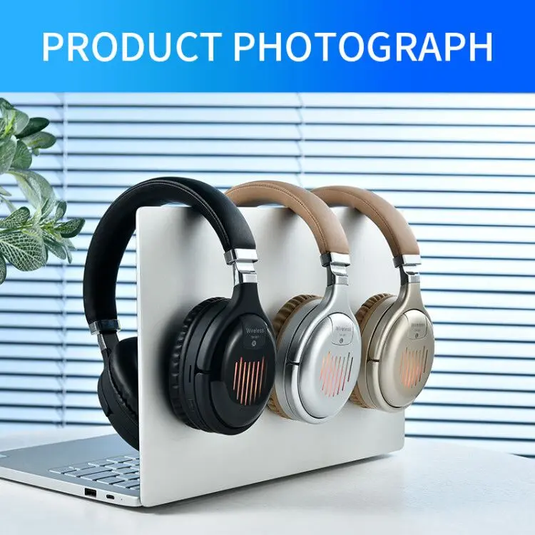 Wahre Drahtlose Kopfhörer 3D Stereo Bluetooth Headset Faltbare Gaming Kopfhörer Mit Mic FM TF Karte Noise Reduction Kopfhörer