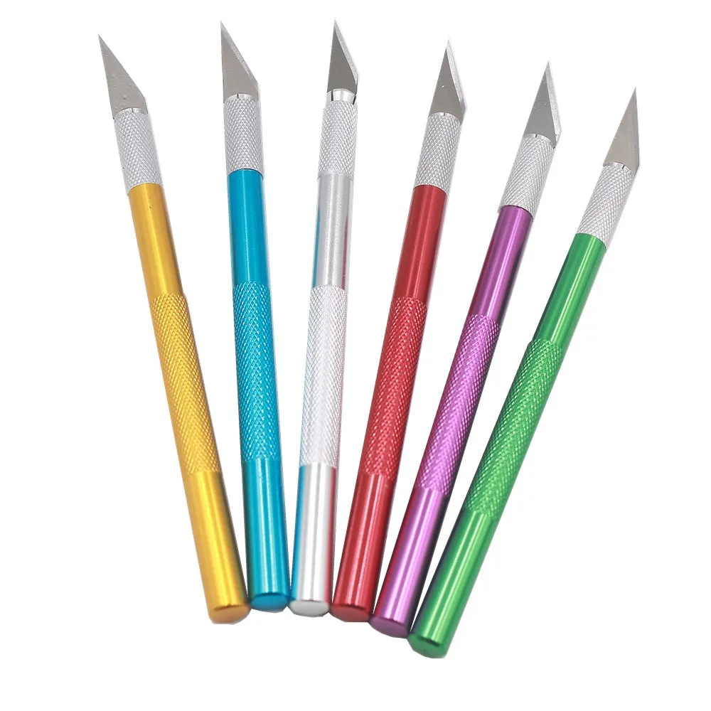 11 Blades Art Knifes Wood Carving Tools Razor Hobby Leather Fruit Food Craft Engraving Scalpel DIY Cutting PCB Repair | Инструменты
