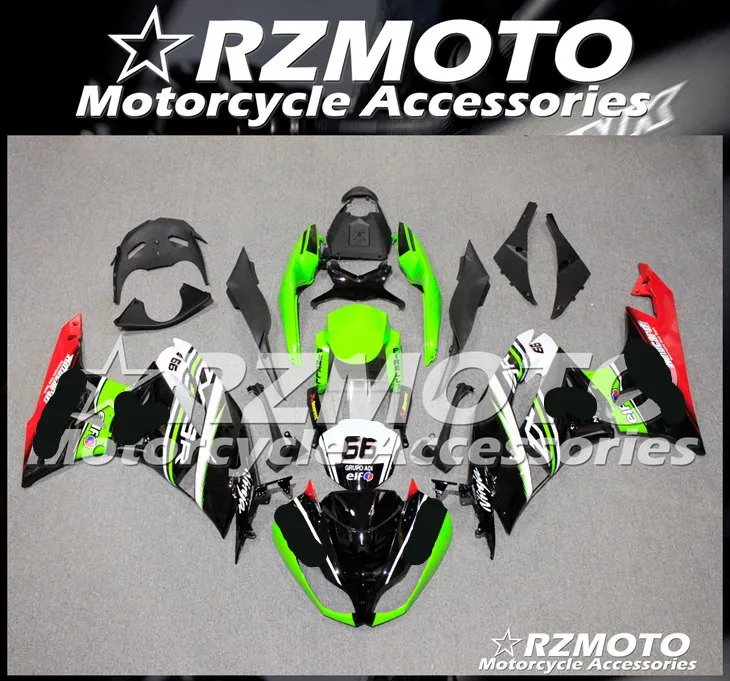 Мотоциклетный обтекатель abs Подходит для Kawasaki ZX6R 636 599 ZX-6R 2009 2010 2011 2012 корпусные детали пресс-форм Магазин № 0305