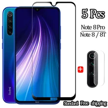5 PCS Free shipping glass Redmi Note 8 camera film Redmi Note 8 Pro screen protector Xiaomi 8T cover glass mi note 8