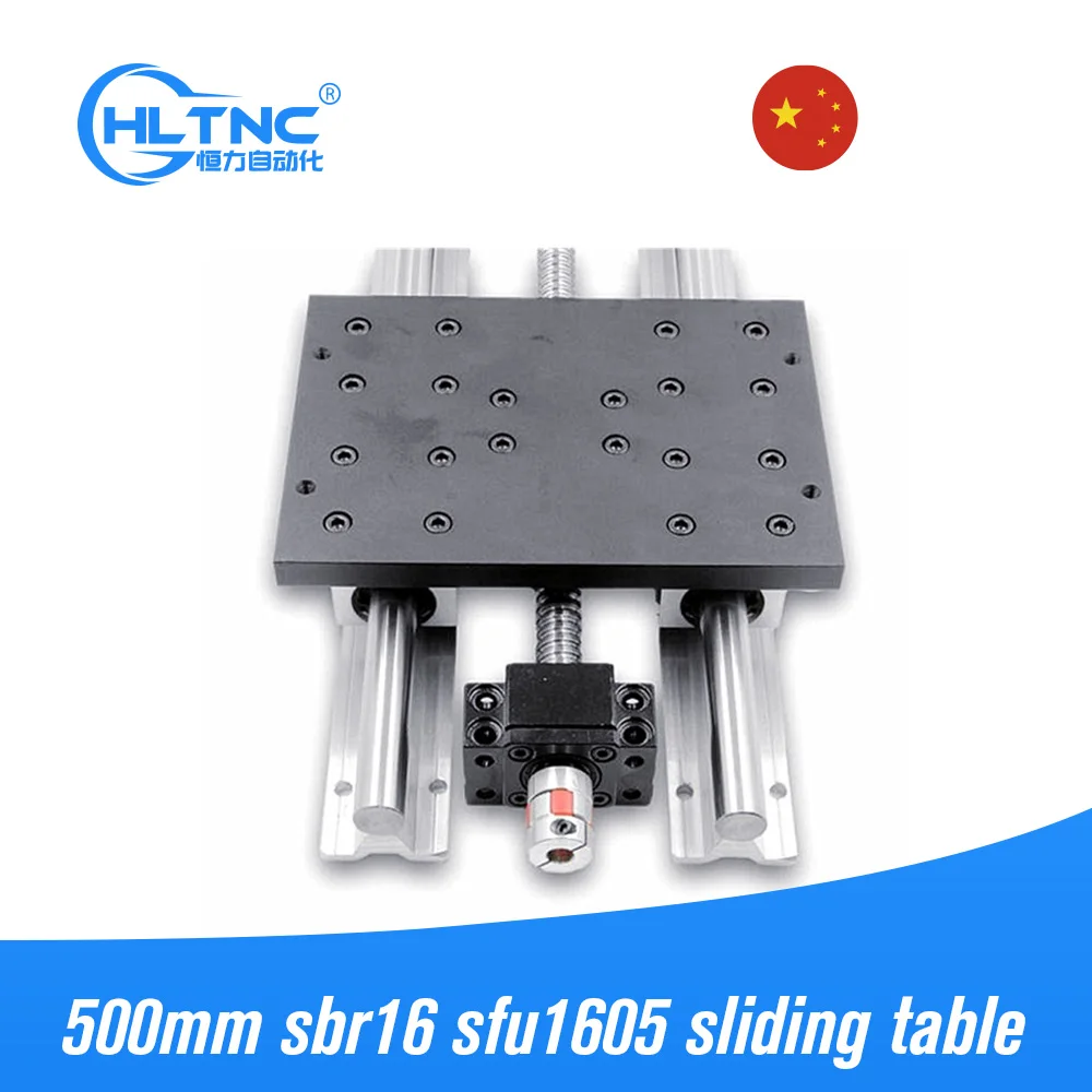 Направляющий линейный сценический NC модуль с SFU1605-450mm рельсами BKBF12 и sbr16 для