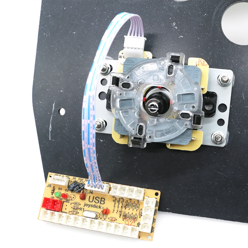 Aracde-Sanwa 조이스틱 와이어 하네스, 양방향 소켓 케이블, USB 보드 컨트롤러에 스틱을 연결할 수 있음, 5 핀, 2 개  - AliExpress