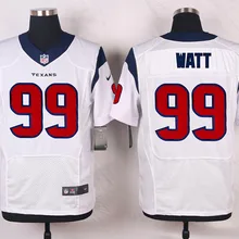 Stitiched, Хьюстон J.J. Ватт Брайн Cushing DeAndre Hopkins Elite для мужчин Джерси