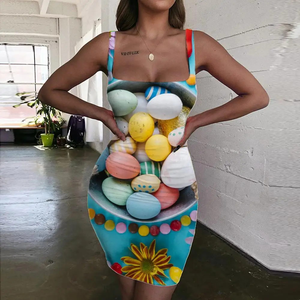 

KYKU Brand Colorful Dress Women Flowers Ladies Dresses Rainbow Vestido Sexy Floral 3d Print Womens Clothing Plus Size New Boho