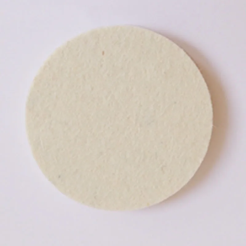 

180mm 7 White Car Polishing Buffing Wheel Wool Felt Polisher Disc Pads Round US