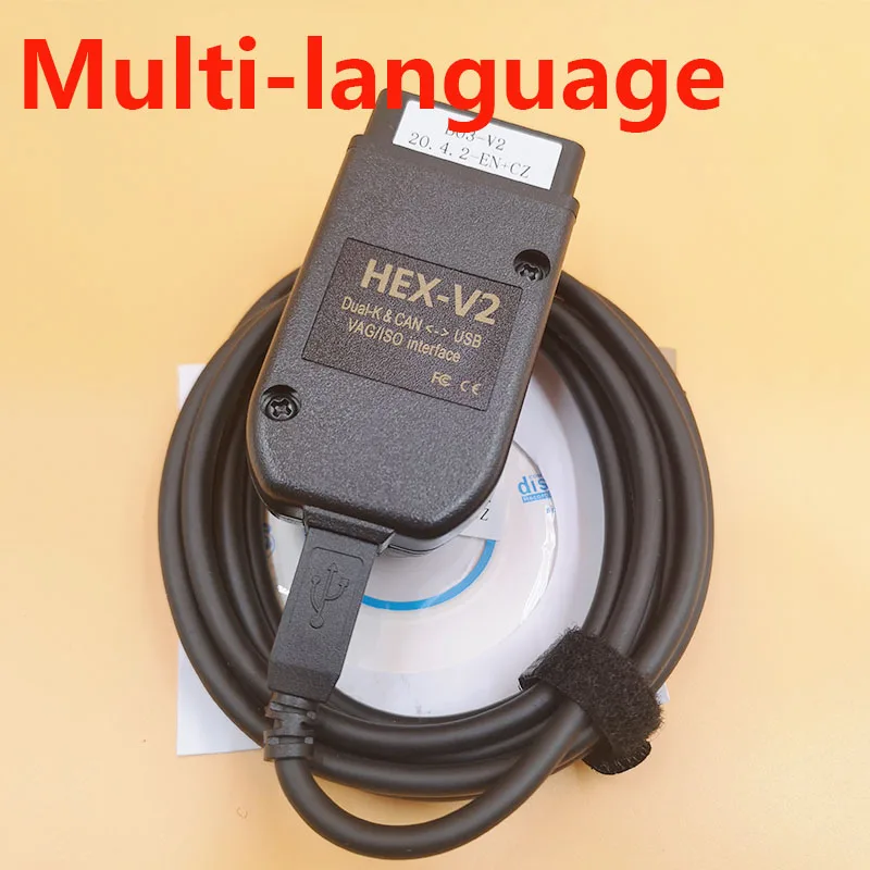 2020 VAG COM 20,4 VAGCOM 20.4.2 Vag HEX V2 USB интерфейс для VW AUDI Skoda Seat VAG 20.4.1 многоязычный ATMEGA162 + 16V8 + FT232RQ|Считыватели кодов и сканеры| | АлиЭкспресс