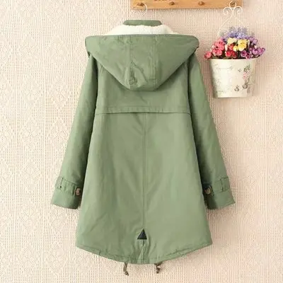 

Firs Came Zhao Liying Celebrity Style Cotton-padded Clothes Women's Mid-length Thick Winter Korean-style Casual Berber Fleece La