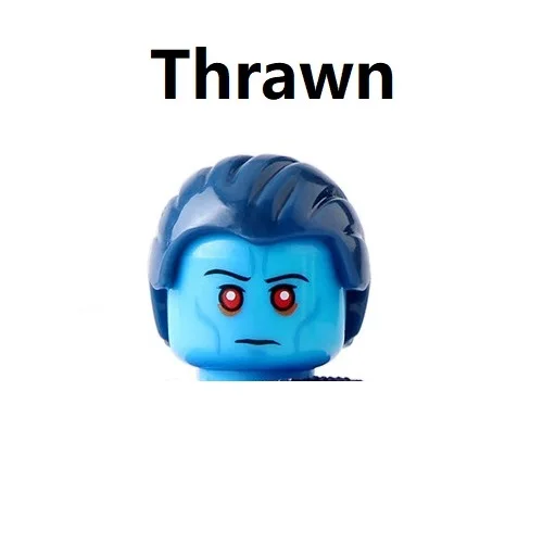 Конструктор SW811 Chiss Thrawn большой адмирал мини Экшн-фигурки игрушки | Игрушки и