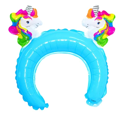 Unicorn A 10pcs 10 шт./лот милый Микки повязка на голову "Минни" фольгированный шар кролик медведь животные воздушные шары Детские игрушки День рождения украшения - Цвет: Unicorn A 10pcs