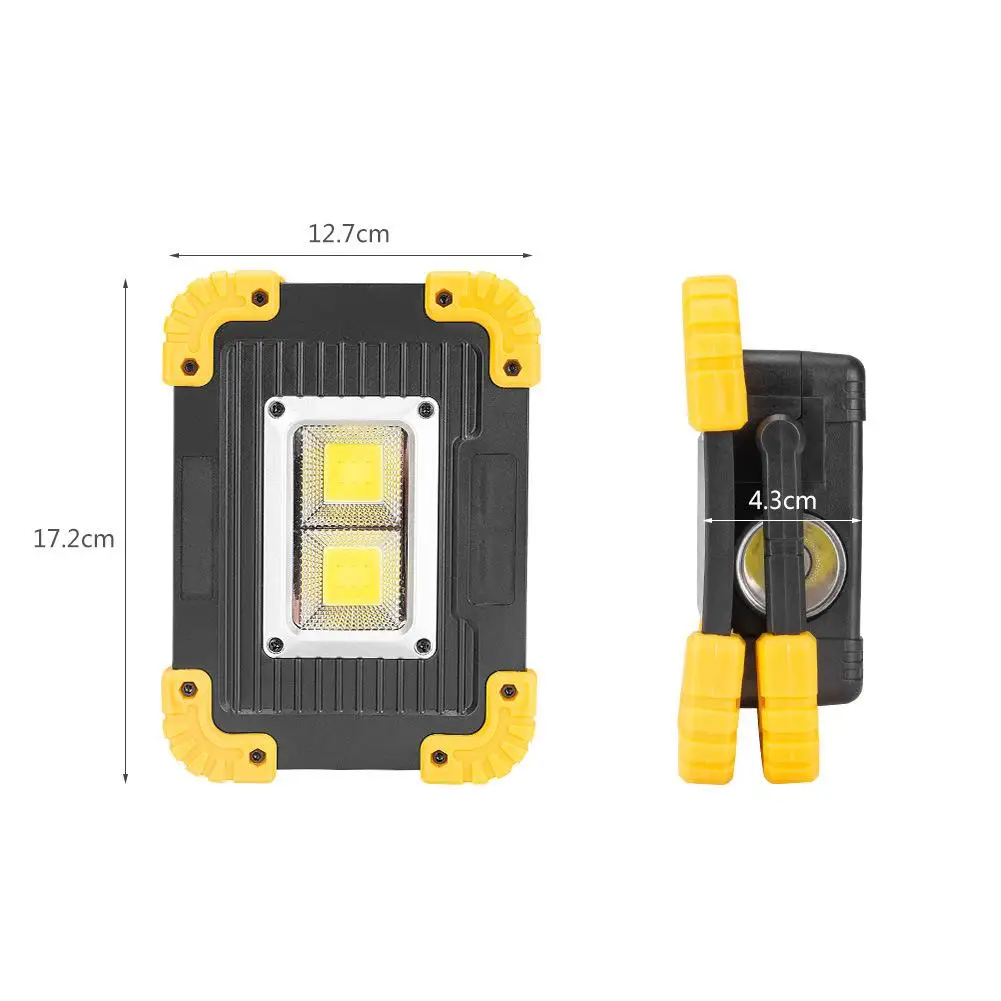 100 Вт Рабочий светильник, портативный супер яркий энергосберегающий светильник для кемпинга, рыбалки, обслуживания двигателя