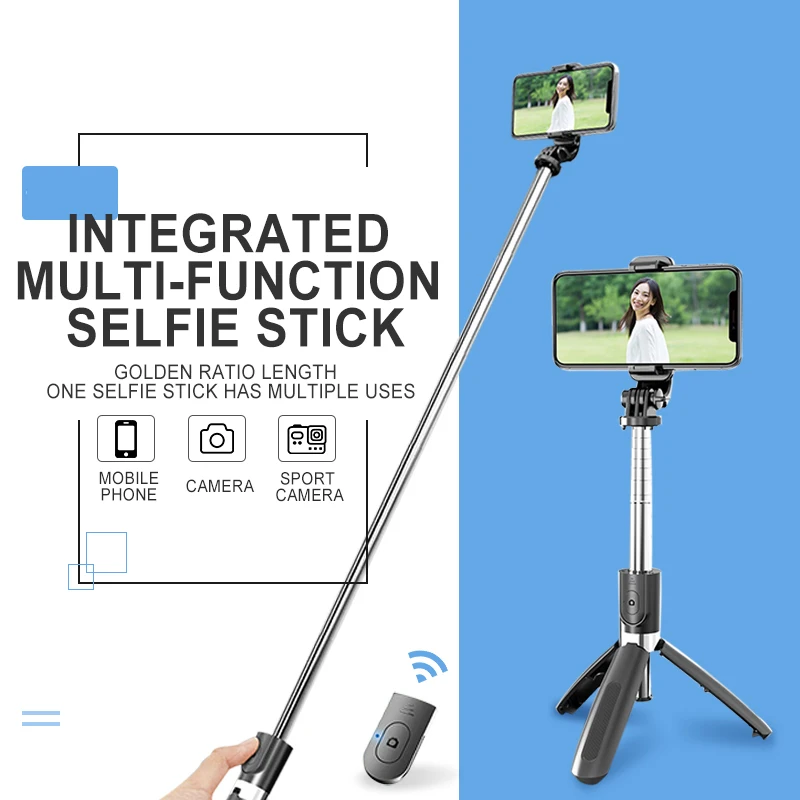 

Selfie Stick Tripod Mobile Phone Live Broadcast Instagram Stand Bluetooth Anchor Desktop Adjustable Multifunction One-piece