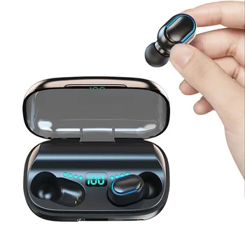 

1800mah LED Digital Display Bluetooth Headphones TWS True Wireless Earbuds Earphone For Xiaomi Redmi HUAWEI Apple Headset