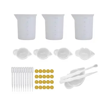 

DIY Craft Crystal Epoxy Silicone Mold Handmade Casting Parts Molds and Tool Set