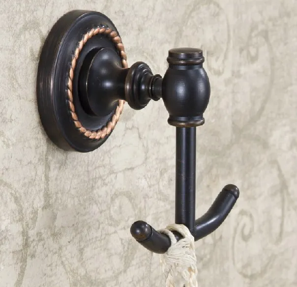 Black Oil Rubbed Bronze Bathroom Accessories Set | Bath Hardware Towel Bar, Soap Dish, Toilet Paper Holder, Robe Hook - mm015 Black Oil Rubbed Bronze Bathroom Accessories Set | Bath Hardware Towel Bar, Soap Dish, Toilet Paper Holder, Robe Hook - mm015