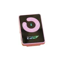 Маленький размер портативный MP3 плеер мини ЖК-экран MP3 плеер Музыкальный плеер Поддержка 32 Гб без экрана Зеркало MP3