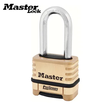 

Master Lock 1175DLH Combination Padlock Outdoor Corrosion resistance Brass Resettable Password Lock 4-digit Combination Padlocks