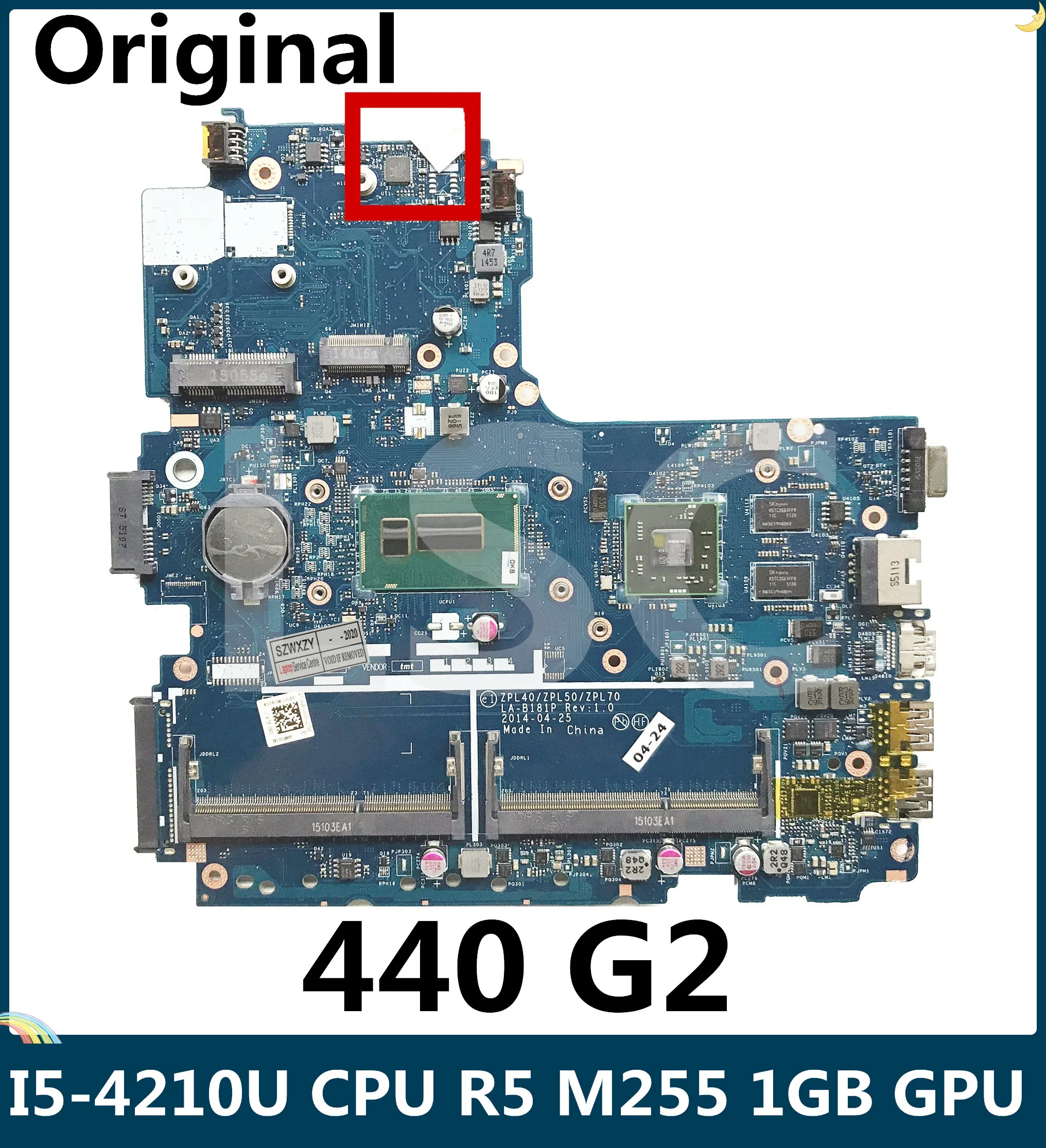 LSC для HP ProBook 440 G2 материнская плата ноутбука 768393-601 768393-501 768393-001 LA-B181P I5-4210U CPU R5 M255 1GB