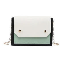 Сумка-мессенджер с панельным клапаном, мини-сумка-конверт, сумки через плечо, модная женская кожаная сумка на плечо, сумки для телефона зеленого цвета