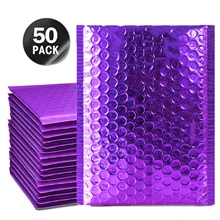 

50pcs Bubble Mailer Poly Padded Mailing Packaging Padding Self Seal Bag Pink Shipping for gift Envelopes Black White And Pink