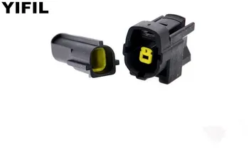 

5/10/20/50/100sets/lot 1 Pin/Way 1.8 Series Econoseal Connector Intake Air Temp Sensor Plug 174879-2 174877-2