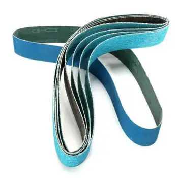 

Workshop Sanding Belts Tool Parts Set Kit 6pcs 2x72 Inch Zirconium Blue