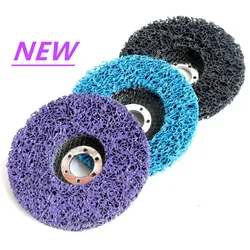 Disque en Poly pour peinture, 125mm, roue Abrasive, pour meuleuse d'angle, polissage, moto, métal 