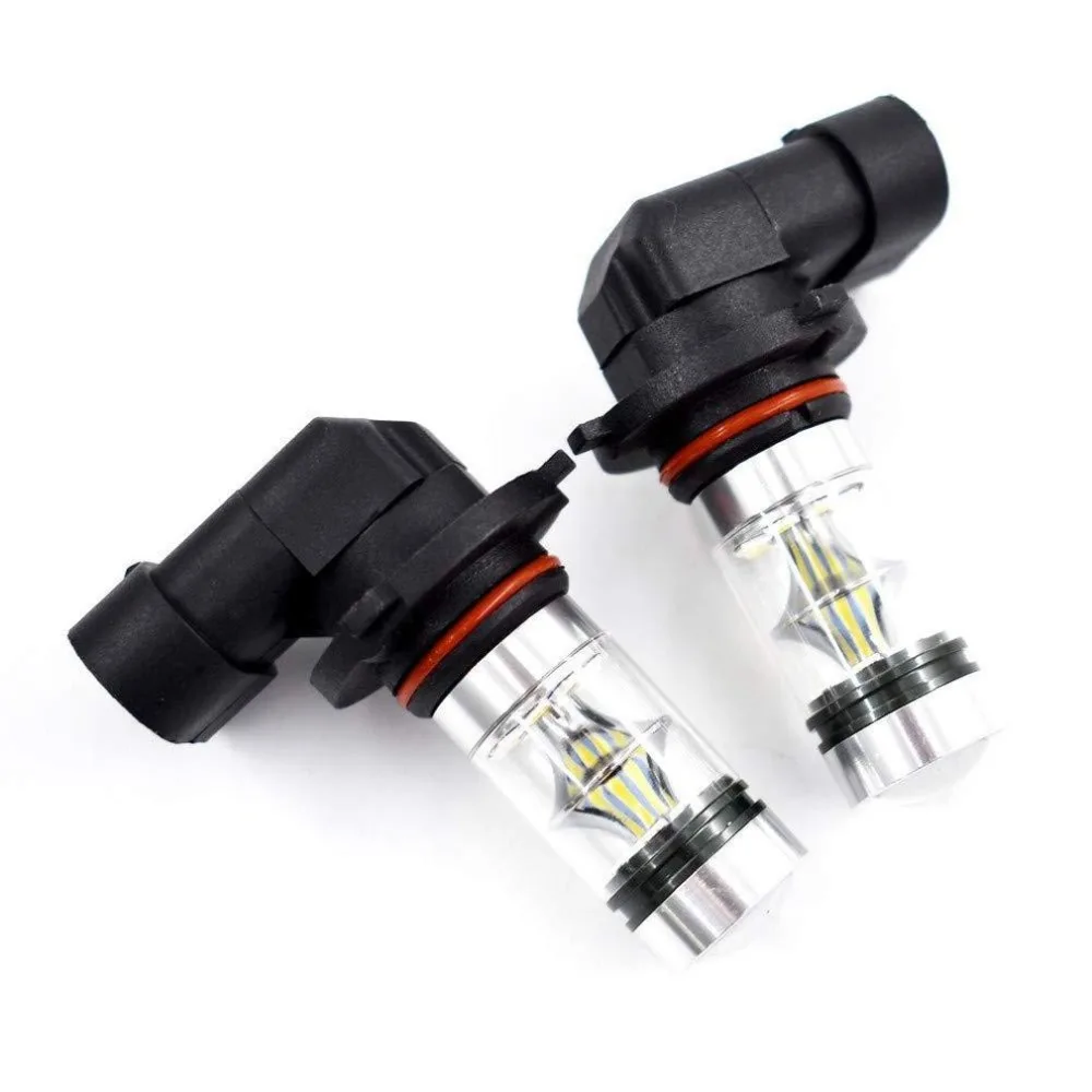 2x9005 H10 9145 100W 6000K белый светодиодный для фар комплект противотуманных фар DRL